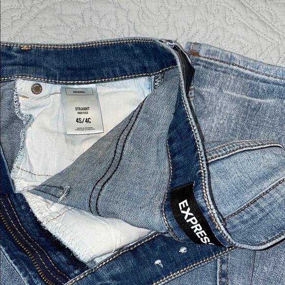 Original Straight high rise fit Express Jeans - Picture 5 of 10